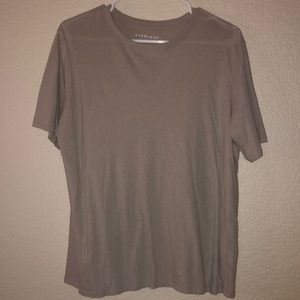 Small Everlane Tan/Blush T-Shirt